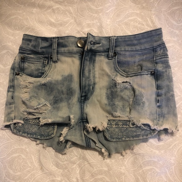 Hi Rise Shortie shorts AE 2 360 super stretch cute - Picture 1 of 5